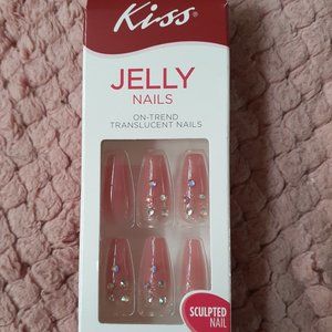 SALE!! Brand New Kiss Long Jelly False Nails